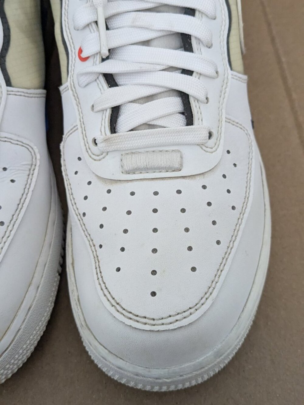 Nike Air Force 1 React 'White Light Photo Blue' DH7615-101 Men's Shoes Size 8 . - Picture 6 of 14